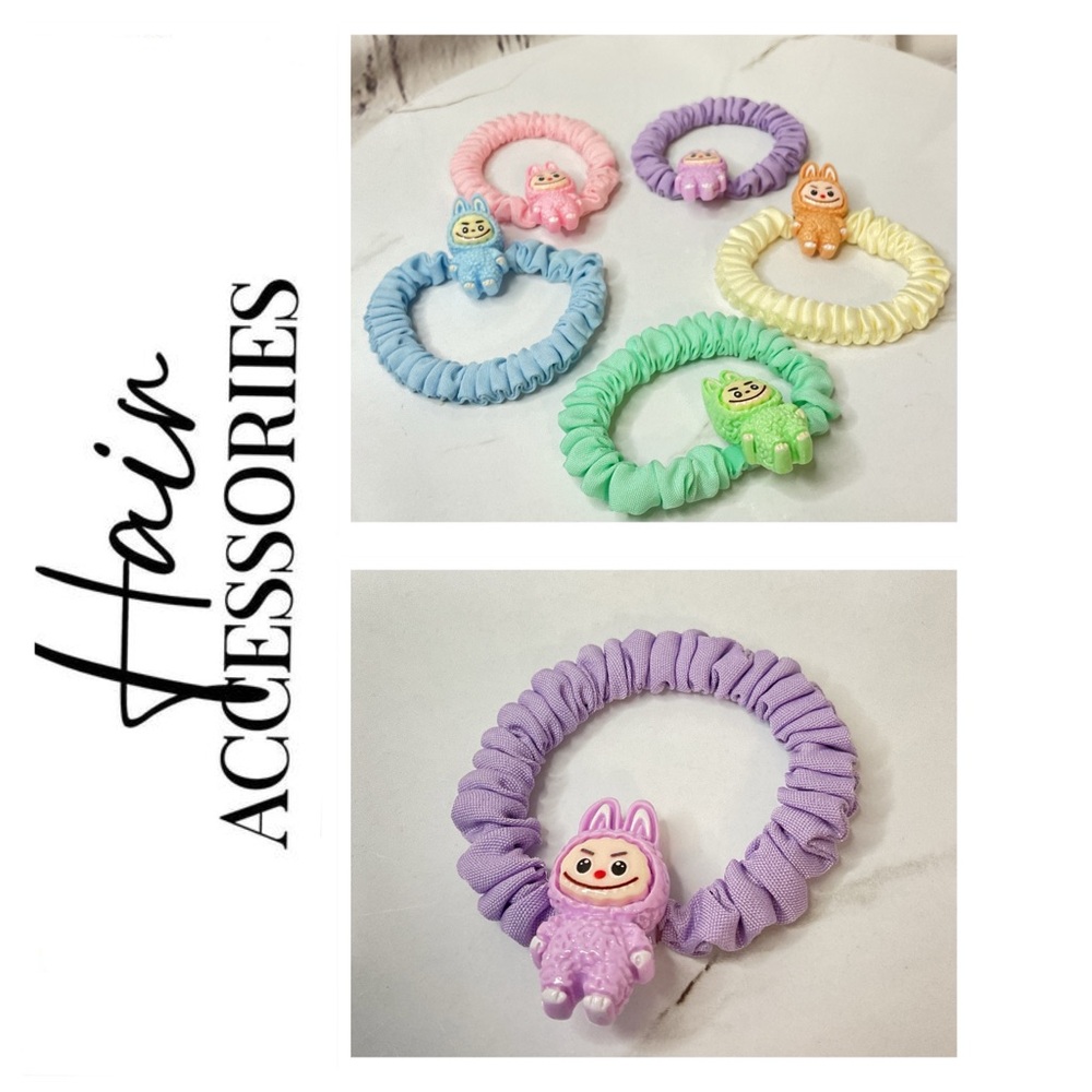 🎈3/$18 🎈- Kids Hair Scrunchies - Purple